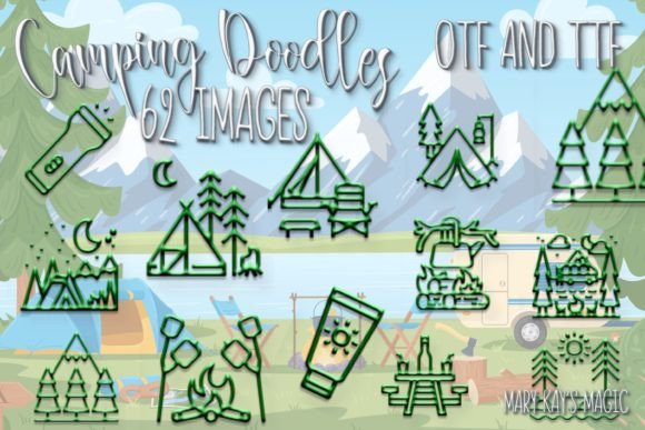 Camping Doodles: Bringing Outdoor Adventures to Your Designs