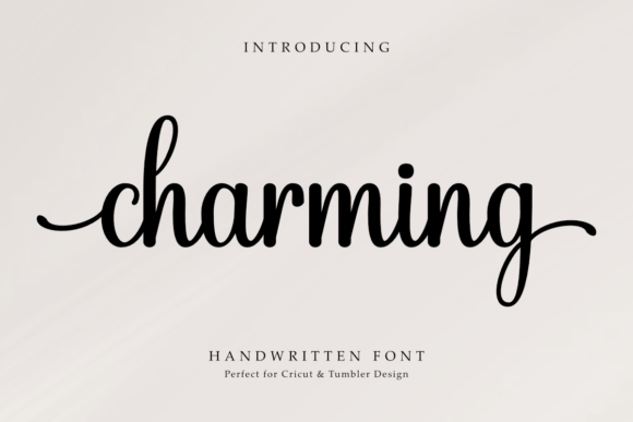 Charming: The Handwritten Font for Every Creative Project