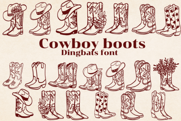 Cowboy Boots: The Font That Brings Western Flair to Your Designs