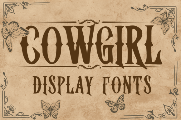 Cowgirl Font: The Western Display Typeface for Bold Branding
