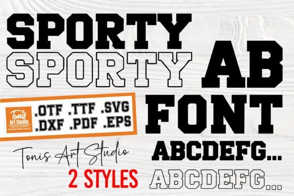 Give Your Designs a Bold, Athletic Edge with Ab Sporty