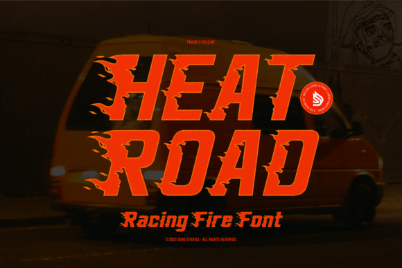 Heat Road: The Creative Power of a Fire-Themed Display Typeface