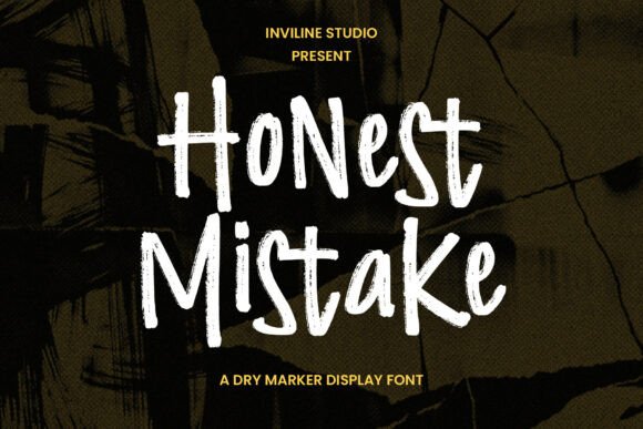 Honest Mistake: The Typeface That Celebrates Raw, Authentic Energy