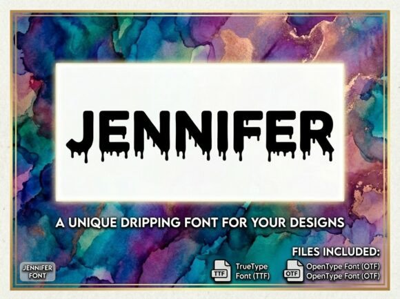 Jennifer: A Display Font for Designs That Demand Attention