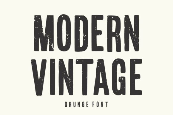 Modern Vintage: A Typeface with Authentic Character