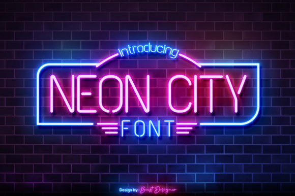 Neon City: Capturing Nostalgia in Modern Display Typography