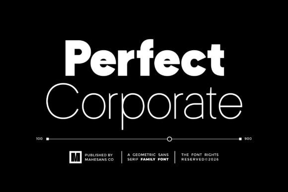 Perfect Corporate: The Modern Sans Serif for Clear Communication