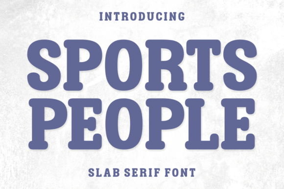 Sports People: The Doodle Font for Playful Branding