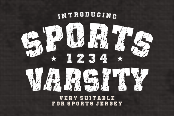 Sports Varsity: The Bold Distressed Collegiate Typeface