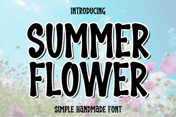 Summer Flower: A Modern Handwritten Script for Elevated Design
