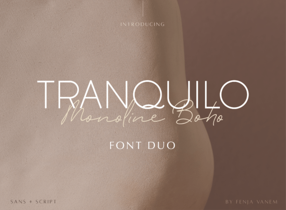 Tranquilo Monoline Boho: Elegance Meets Modern Minimalism